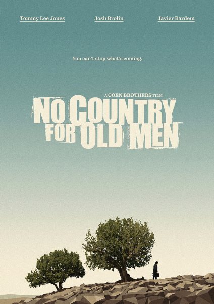 No Country for Old Men Illustration Film Posteri – Duvar Tablosu duvarda gerçek ölçek