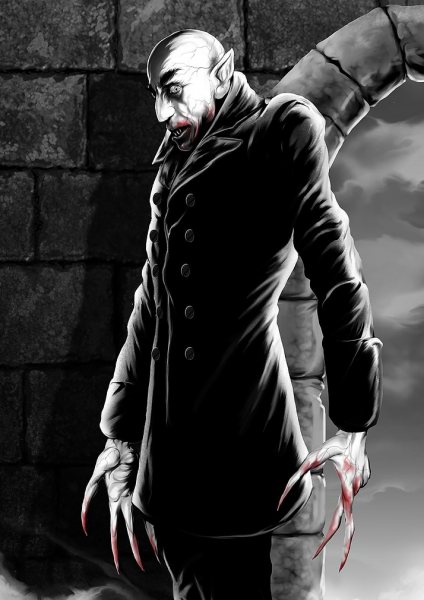NOSFERATU Film Posteri – Duvar Tablosu duvarda gerçek ölçek