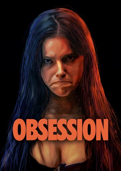 Obsession Portrait Digital Art Film Posteri – Duvar Tablosu duvarda gerçek ölçek