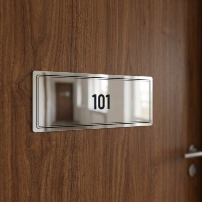 Oda No 101 Kapı Levhası