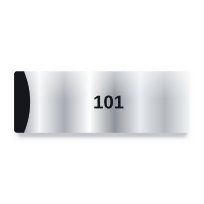 Oda No 101 Kapı Levhası – Sol Bantlı Model
