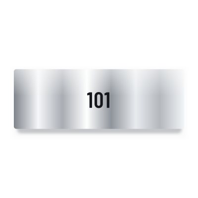 Oda No 101 Kapı Levhası – Sade Model