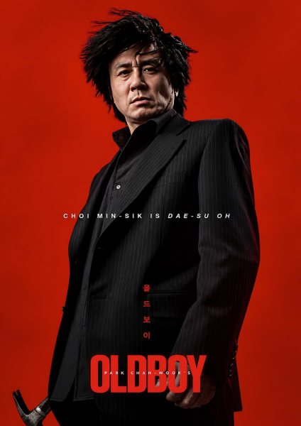 Oldboy Movie Poster Featuring Oh Dae-su Film Posteri – Duvar Tablosu poster görseli