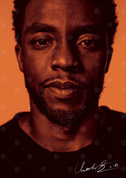 orange chadwick Film Posteri – Duvar Tablosu duvarda gerçek ölçek