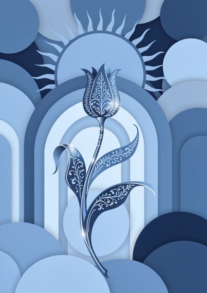 Osmanlı Lalesi Posteri – Boho Duvar Tablosu