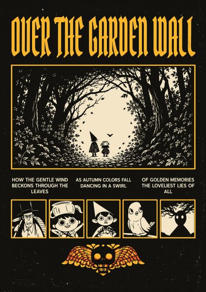 Over the Garden Wall Film Posteri – Duvar Tablosu duvarda gerçek ölçek