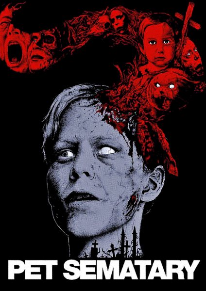 Pet Sematary Movie Film Posteri – Duvar Tablosu duvarda gerçek ölçek