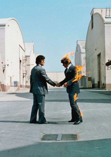 Pink Floyd Wish You Were Here Müzik Posteri – Duvar Tablosu duvarda gerçek ölçek
