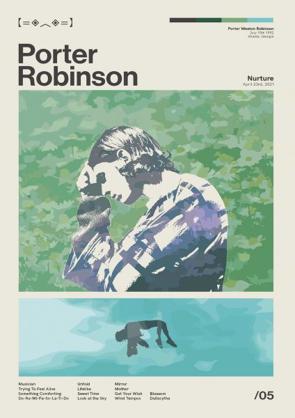 Porter Robinson Müzik Posteri – Duvar Tablosu poster görseli