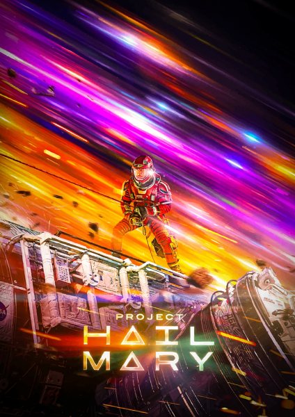 Project Hail Mary Astronaut Film Posteri – Duvar Tablosu