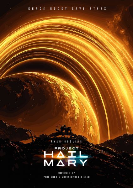 Project Hail Mary Movie Film Posteri – Duvar Tablosu poster görseli