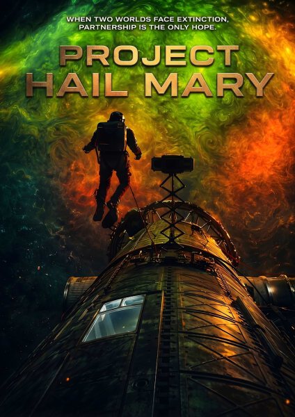 Project Hail Mary Movie Film Posteri – Duvar Tablosu duvarda gerçek ölçek