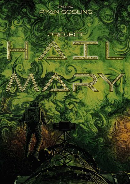 Project Hail Mary Movie Film Posteri – Duvar Tablosu duvarda gerçek ölçek