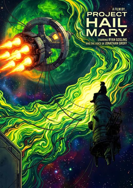 Project Hail Mary Movie Poster Art Film Posteri – Duvar Tablosu