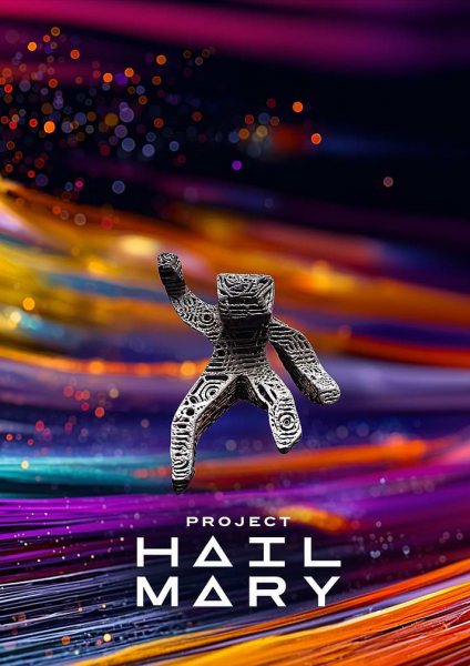 Project Hail Mary Rocky Figure Film Posteri – Duvar Tablosu duvarda gerçek ölçek