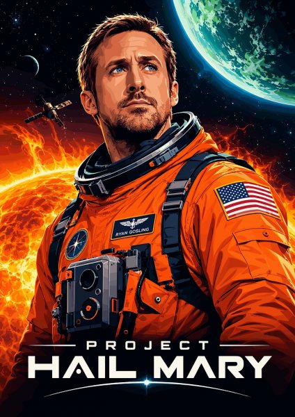 Project Hail Mary Ryan Gosling Film Posteri – Duvar Tablosu
