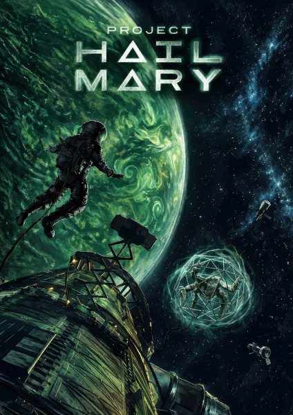 Project Hail Mary Space Film Posteri – Duvar Tablosu duvarda gerçek ölçek