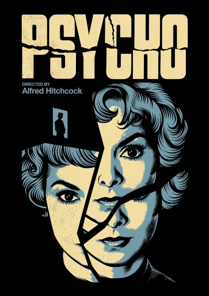 Psycho Alfred Hitchcock Movie Film Posteri – Duvar Tablosu poster görseli