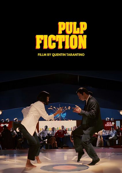 Pulp Fiction Dance Scene Film Posteri – Duvar Tablosu