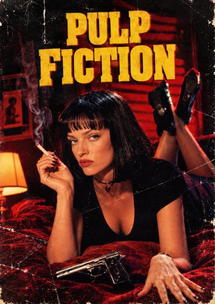 Pulp Fiction Mia Wallace Film Posteri – Duvar Tablosu