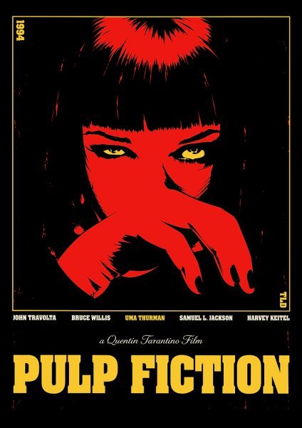Pulp Fiction Mia Wallace Movie Film Posteri – Duvar Tablosu