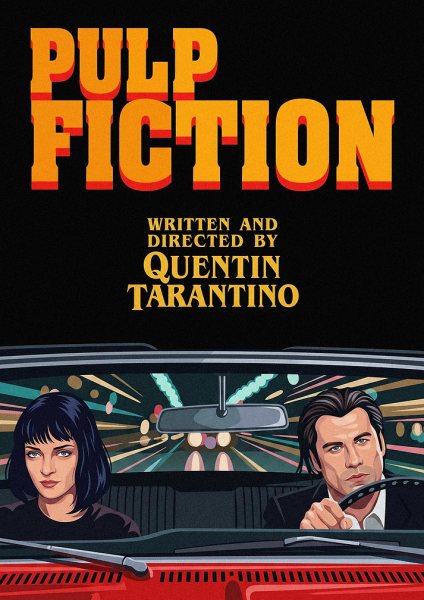 Pulp Fiction Movie Illustration Film Posteri – Duvar Tablosu