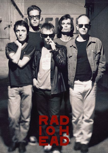 Radiohead Band Portrait Müzik Posteri – Duvar Tablosu duvarda gerçek ölçek