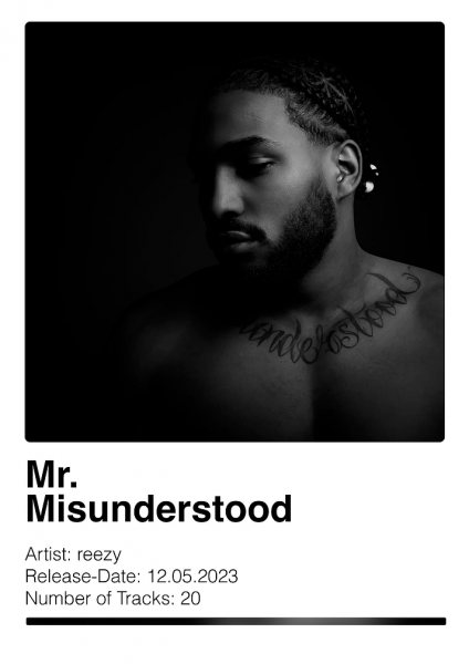 Reezy Mr Misunderstood Müzik Posteri – Duvar Tablosu duvarda gerçek ölçek