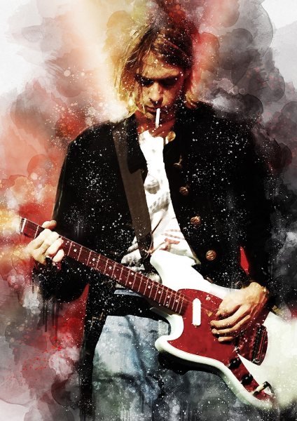 Rocker Music Guitar Müzik Posteri – Duvar Tablosu