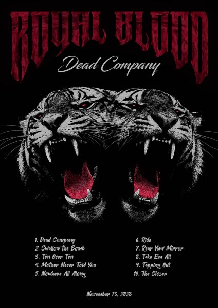 Royal Blood Dead Company Album Müzik Posteri – Duvar Tablosu
