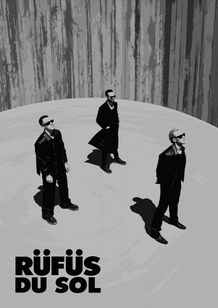 Rüfüs Du Sol Band Müzik Posteri – Duvar Tablosu