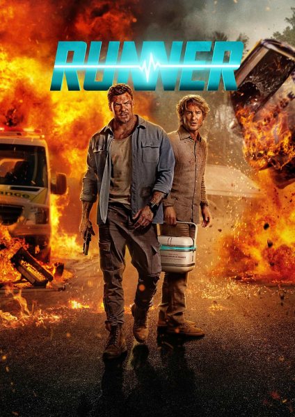 Runner Movie Poster Featuring Two Men Film Posteri – Duvar Tablosu poster görseli