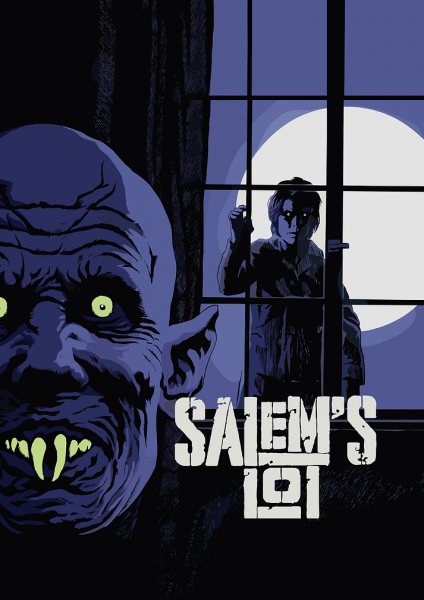 Salem's Lot Vampire Horror Illustration Film Posteri – Duvar Tablosu poster görseli