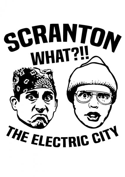 Scranton What The Electric City Film Posteri – Duvar Tablosu duvarda gerçek ölçek