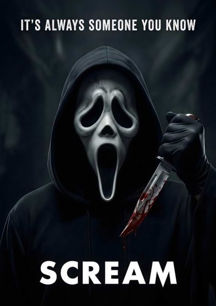 Scream Ghostface Horror Movie Film Posteri – Duvar Tablosu