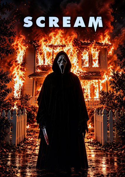 Scream Movie Film Posteri – Duvar Tablosu