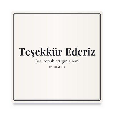 Sedefli Klasik Kart