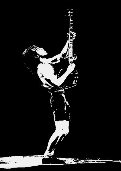 Shadow Angus Young Müzik Posteri – Duvar Tablosu poster görseli