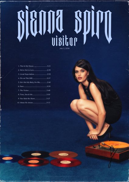 Sienna Spiro Visitor Album Cover Müzik Posteri – Duvar Tablosu poster görseli