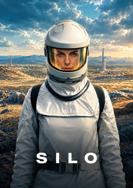 Silo TV Series Film Posteri – Duvar Tablosu duvarda gerçek ölçek