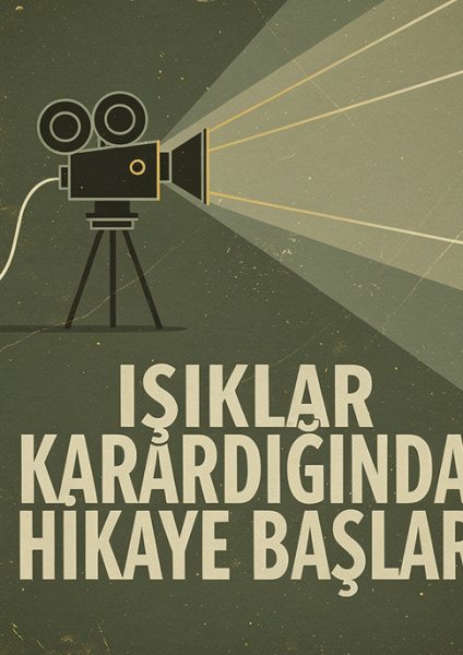 Sinema Tutkusu Tipografik Duvar Posteri – Tipografi Duvar Tablosu