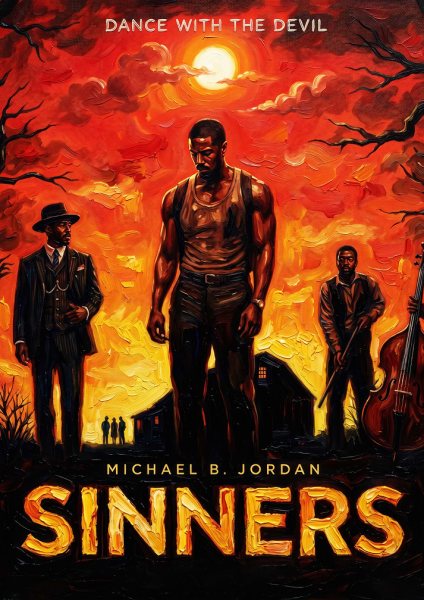 Sinners Movie Poster Art Film Posteri – Duvar Tablosu poster görseli