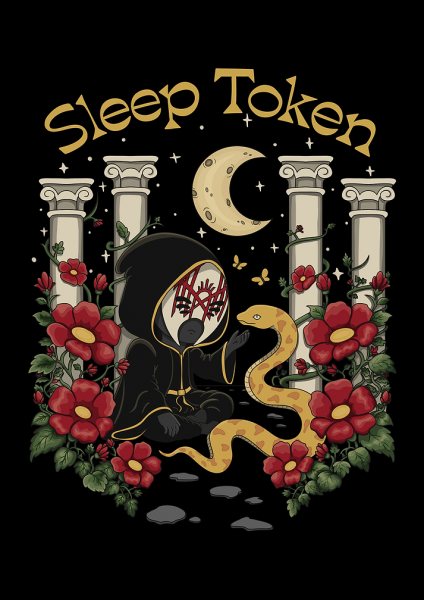 Sleep Token Eden's Serpent Müzik Posteri – Duvar Tablosu duvarda gerçek ölçek