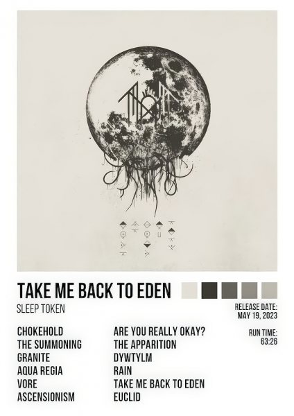 Sleep Token Take Me Back To Eden Müzik Posteri – Duvar Tablosu duvarda gerçek ölçek