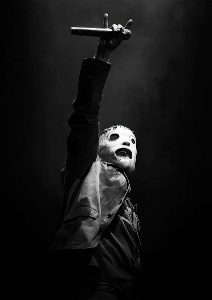 Slipknot Corey Taylor Live Müzik Posteri – Duvar Tablosu duvarda gerçek ölçek
