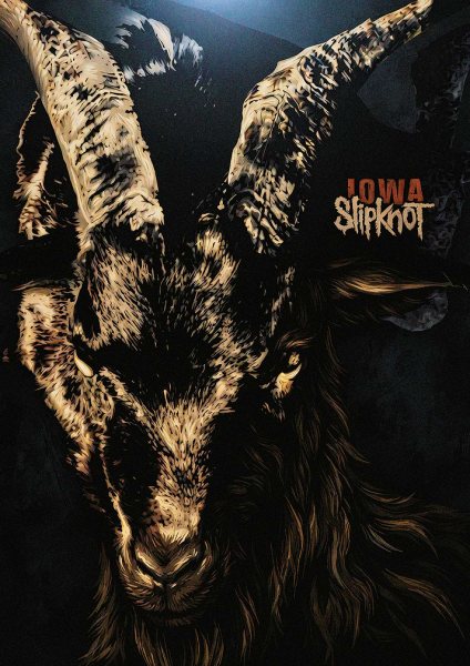 Slipknot Iowa Goat Album Art Müzik Posteri – Duvar Tablosu poster görseli