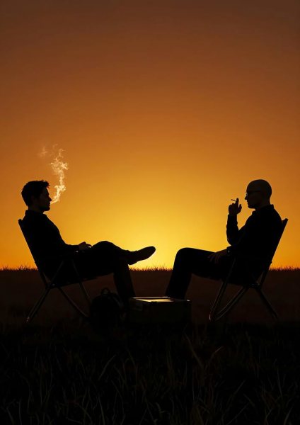 Smoking Fellas Film Posteri – Duvar Tablosu duvarda gerçek ölçek