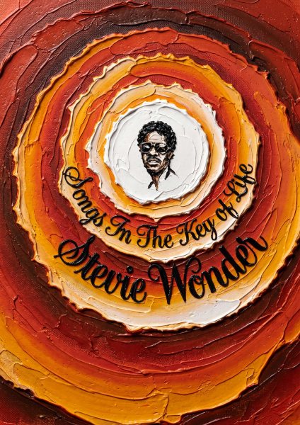 Songs in the Key of Life Album Cover Painting Art Müzik Posteri – Duvar Tablosu duvarda gerçek ölçek