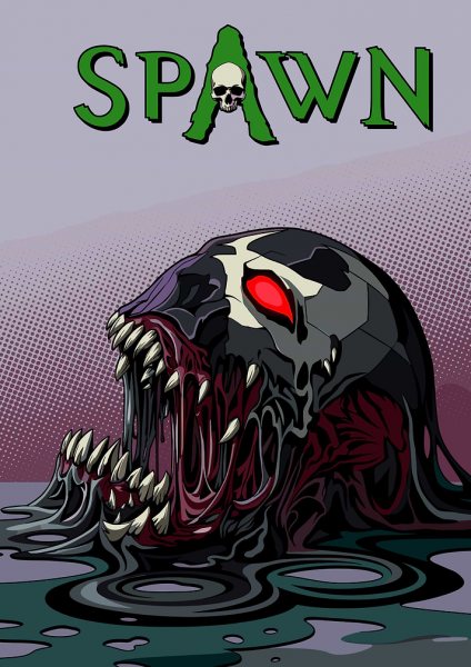 Spawn Comic Book Art Film Posteri – Duvar Tablosu poster görseli
