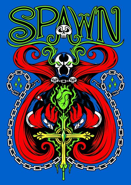 Spawn Comic Book Character Illustration Film Posteri – Duvar Tablosu poster görseli